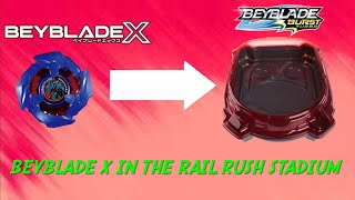 I Put (BEYBLADE X) In The Beyblade Burst Turbo Stadium! ￼