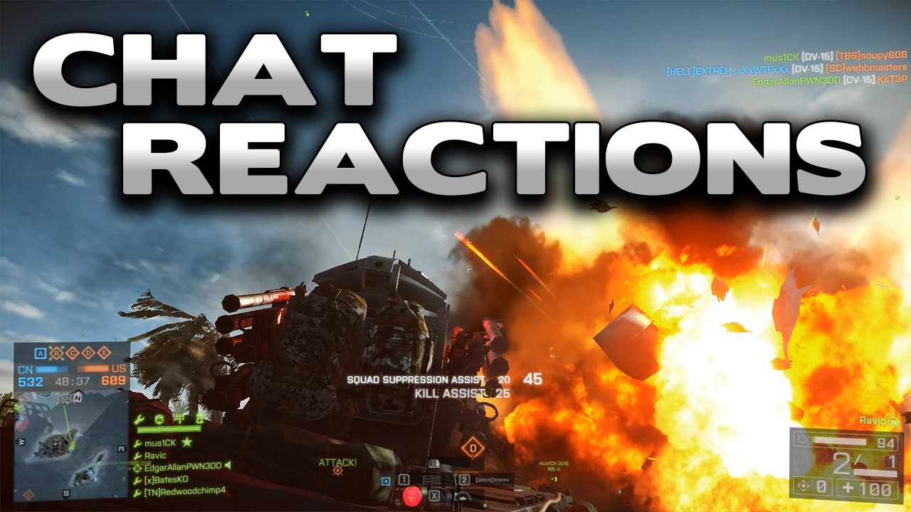 Battlefield 4 In-Game Chat Reactions 13 