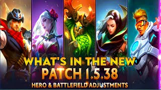 What Are New In The New Patch 1.5.38 Mobile Legends Bang bang