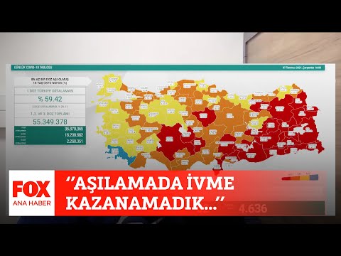 ''Aşılamada ivme kazanamadık...'' 8 Temmuz 2021 FOX Ana Haber