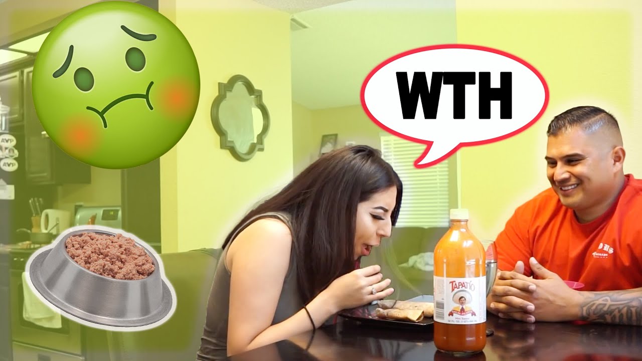 DOG FOOD PRANK!*WET DOG FOOD IN HER BREAKFAST* YouTube