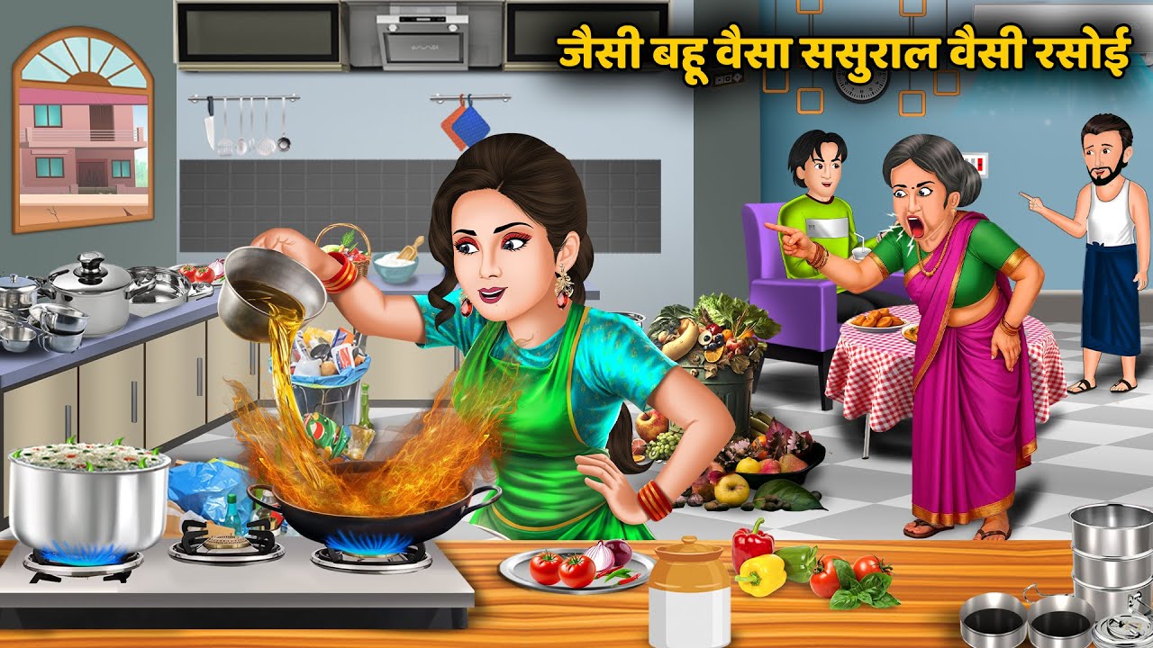 जैसी बहू वैसा ससुराल वैसी रसोई | Saas Bahu Ki Kahaniyan | Hindi Stories | Best Story