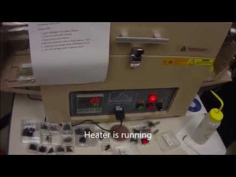 Boron diffusion into silicon using solid source (boron oxide)