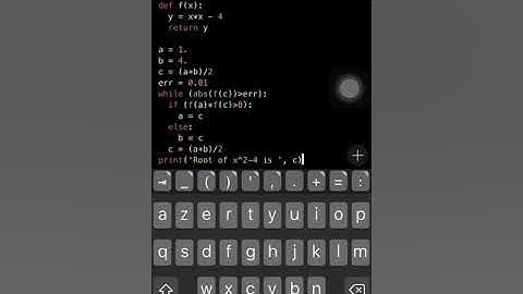 Bisection Method in Python