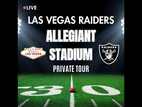 Las Vegas Raiders Allegiant Stadium Private Tour #raiders #lasvegas #allegiantstadium #NFL #football