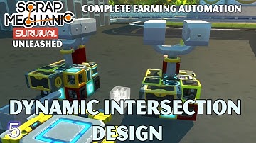 Dynamic Intersections For Automated Drones - Scrap Mechanic Survival Unleashed