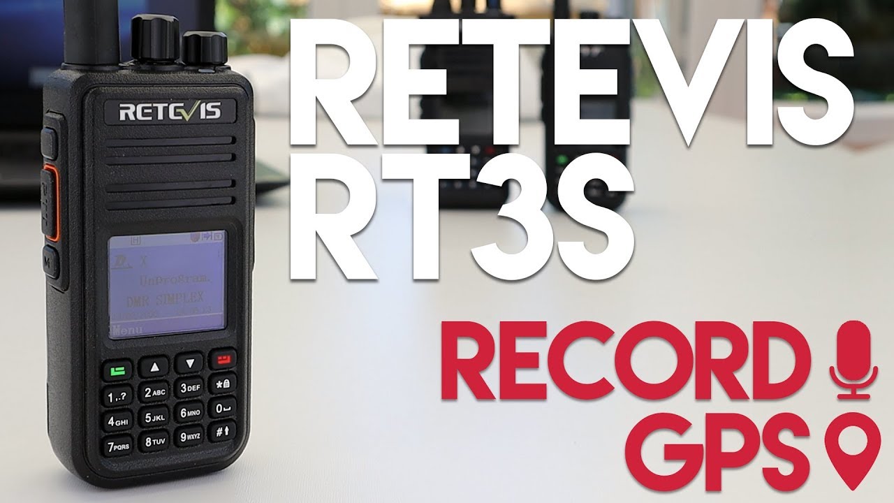 Retevis Dual Band DMR Radio With GPS & + Programming - YouTube