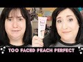 Too Faced Peach Perfect Comfort Matte | Dry Skin Over 40 | FRIDAY FOUNDATION FIX