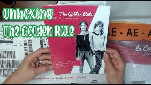 UNBOXING | THE GOLDEN RULE | SEWING PATTERN