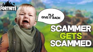 Scammer Gets Scammed Compilation (Fortnite Save The World )