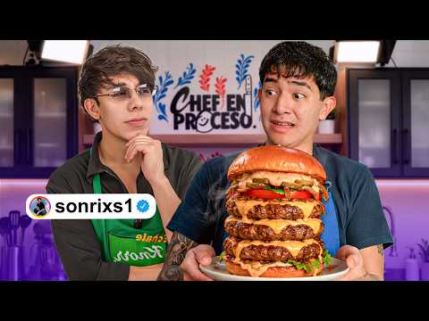 @Sonrixs MAKING A TRIPLE BURGER IN @chefenproceso's KITCHEN