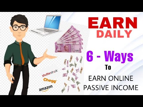 6 Ways to Earn online passive Income | Passive Income Ideas | Earn money online | Cluster Chips