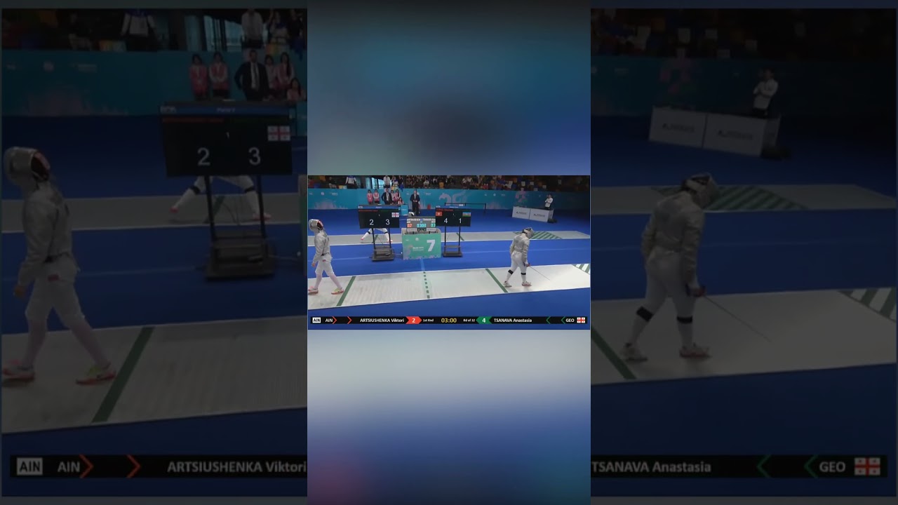 🇨🇳🤺 ჩინეთი, კადეტებსა და იუნიორებს მსოფლიო ჩემპიონატი T32 ARTSIUSHENKA / TSANAVA 🇬🇪 #sports #fencing