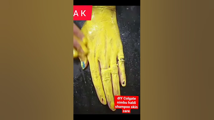 How to DIY  Colgate nimbu haldi shampoo skin care