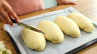 This is how my grandmother used to bake country bread. Baking bread. An old bread recipe.