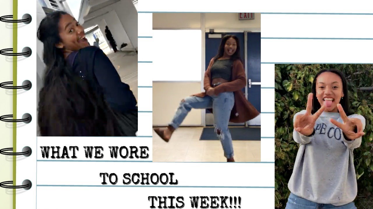 WHAT I WORE TO SCHOOL THIS WEEK!!! YouTube