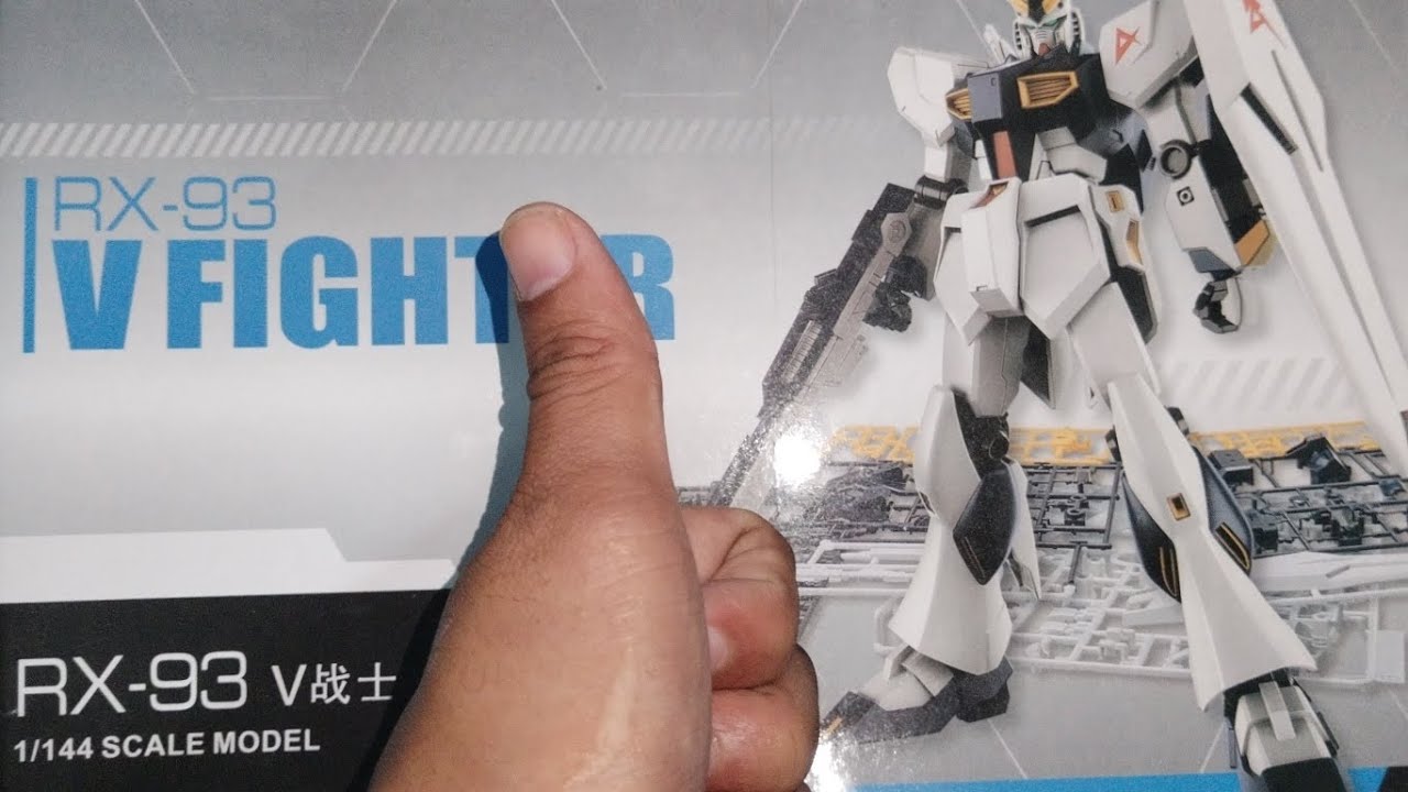 RX-93 V FIGHTER UNBOXING - YouTube