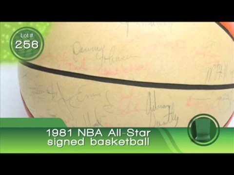 Bob Hope Auction: NBA All-Star Signed Basketball