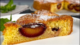 картинка: Лучший ПИРОГ со сливами! Пирог просто 