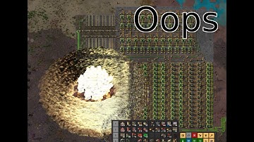 Nuclear reactor meltdown - Factorio Multiplayer players welcome