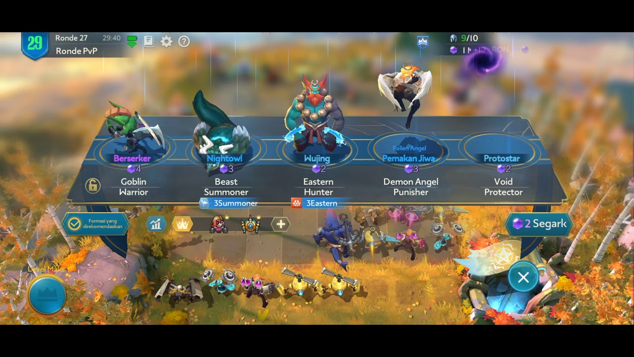 Chess Rush - Naga Siren Level 3 Full Defense and Magic!