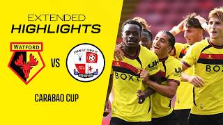 Watford 1-0 Crawley Town | Extended Highlights 🎞️