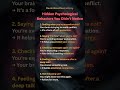 Hidden Psychological Behaviors You Didn’t Notice #shorts #psychology #mindset #life #humanbehavior