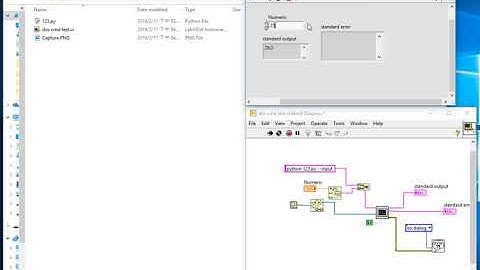 79. LabVIEW link Python by Dos cmd