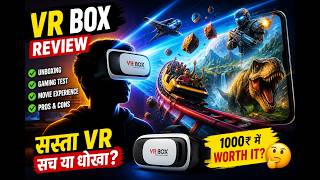 VR Box Full Review Hindi | Mobile VR Headset Test + Demo 3D Glasses Worth It in 2026? #360vr #vr