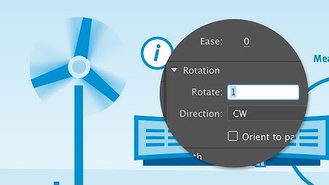 How to rotate an object using motion tween