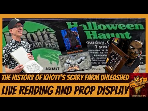 The History of Knott’s Scary Farm Unleashed with Ted Dougherty - Live Reading, Prop Display & More