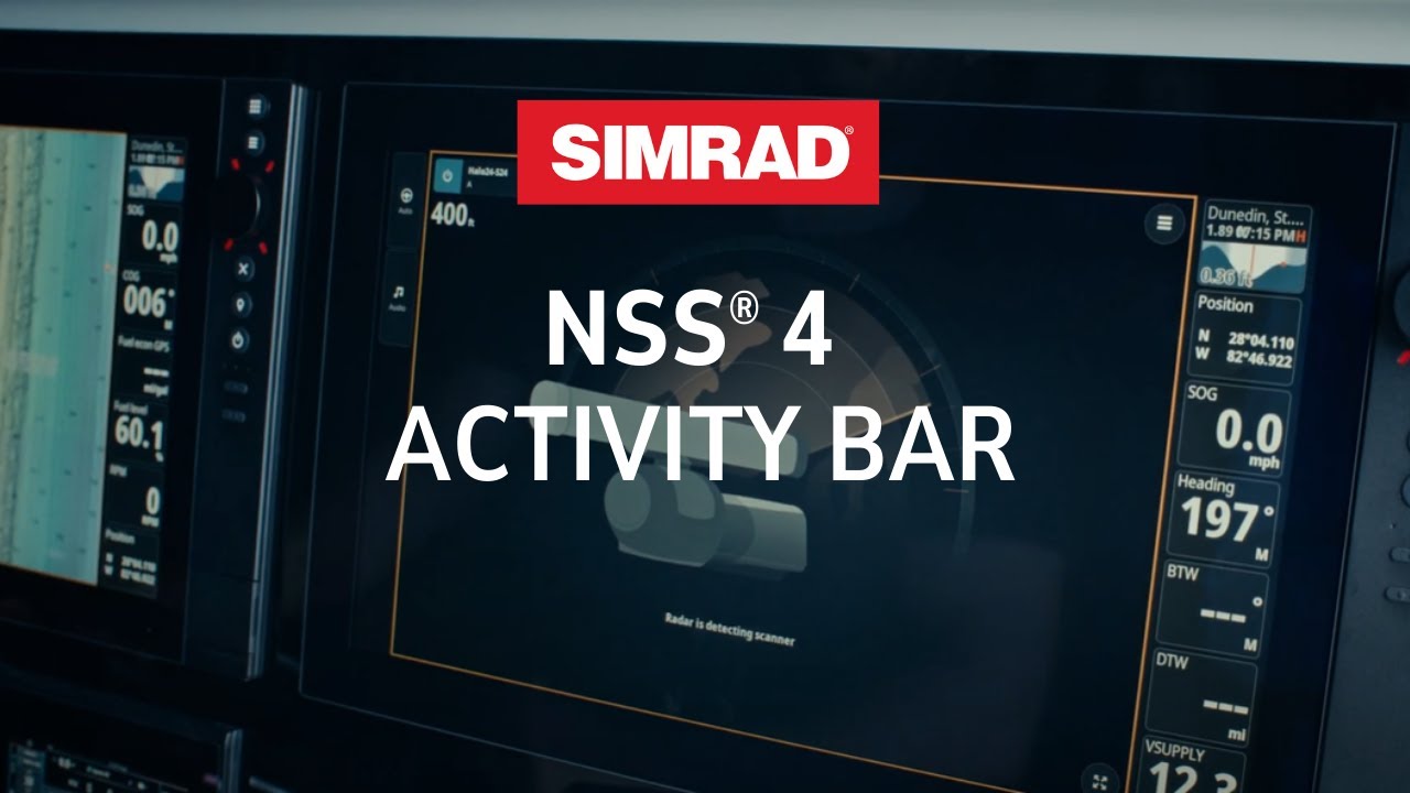 Simrad® NSS® 4 | How to Switch Apps in Seconds with the Activity Bar