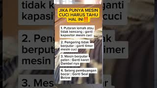 perlu di ingat!!🔥jika punya mesin cuci!! harus tau hal ini!!🔥,"',#short
