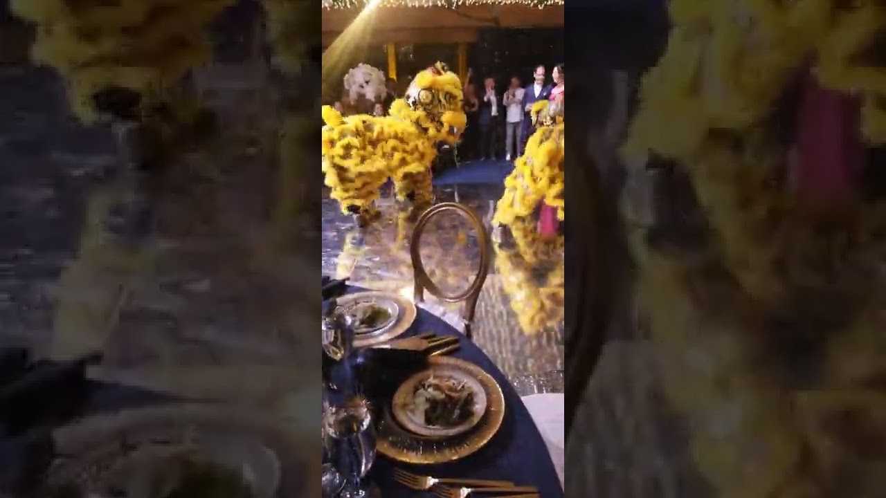 chinese dragon | aspen wedding