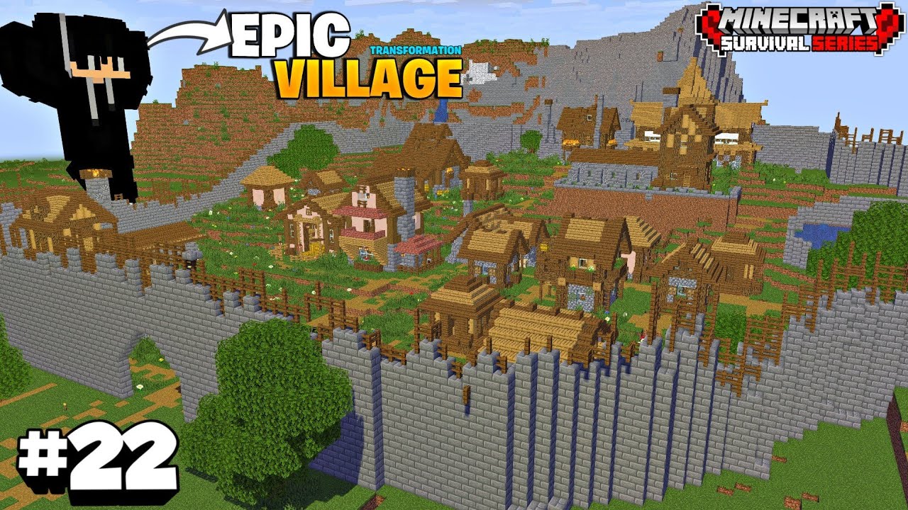 I AM TRANSFORMED MY VILLAGE In Minecraft Survival Series EP-22 | HINDI ...