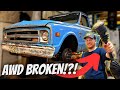 AWD FAIL?!? Fixing Problems With The AWD C10 Escalade Chassis Swap!! Hot Rod Power Tour 2023!