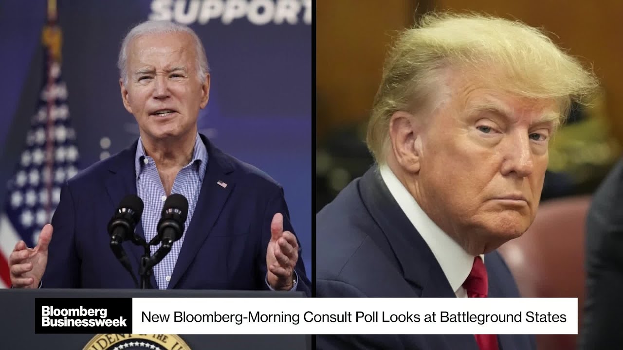 Trump Leads Biden in New Poll Focused on Battleground States - YouTube