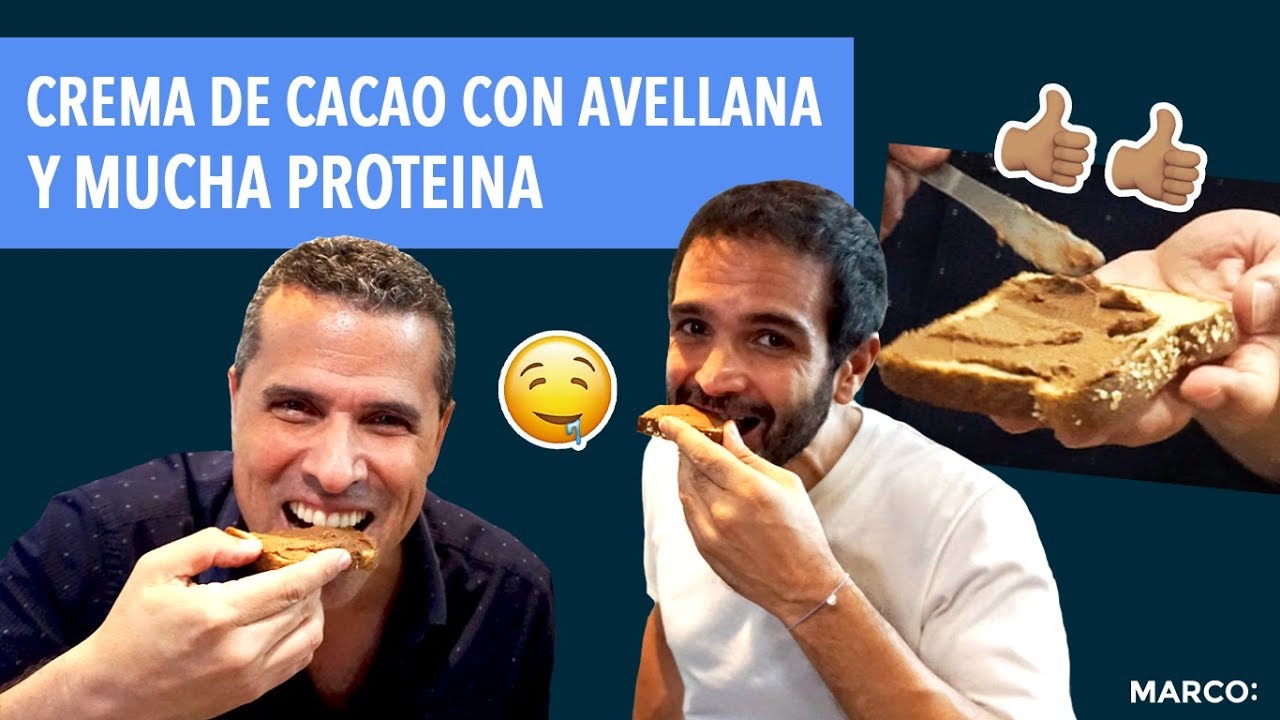 Crema de cacao con avellana y mucha proteína