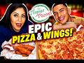 EPIC CHEAT DAY MUKBANG! 🍩 Oliboli Donuts, JD Flannel Doughnuts &amp; Thyme Pizzeria Pizza + Wings 🍕🔥