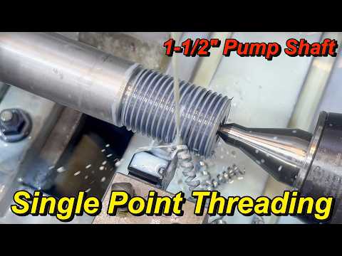 Cut & Thread 1-1/2" Pump Shaft