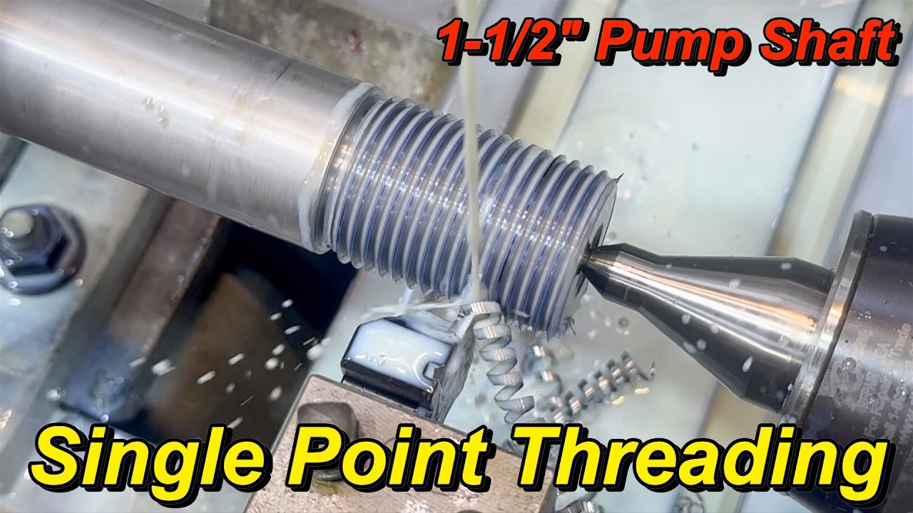 Cut & Thread 1-1/2" Pump Shaft