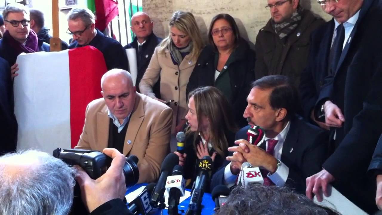 21 dicembre 2012: Meloni annuncia la nascita di Fratelli d'Italia - prima parte