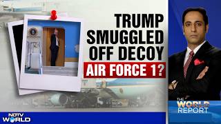Raw Footage: Secret Service Smuggles Trump Out Of Air Force One In Catering Truck To Escape Iran