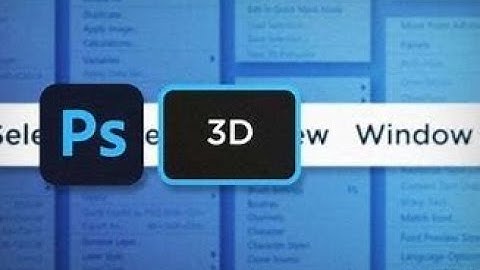 How to Use the 3D Essentials Menu in Adobe Photoshop | Beginner