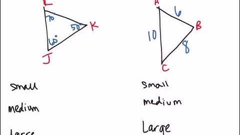 Relationship between sides and angles in a triangle