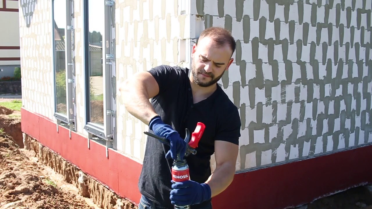 Kaip apsišiltinti pamatus. Penosil EPS XPS SpeedFix