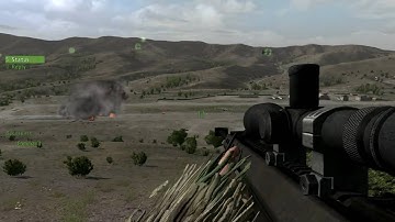 ArmA 2 Operation Arrowhead Massive A-10 Airstrike [HD]