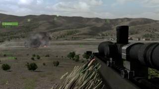 ArmA 2 Operation Arrowhead Massive A-10 Airstrike [HD]