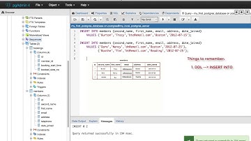Populating PostgreSQL tables using pgAdmin