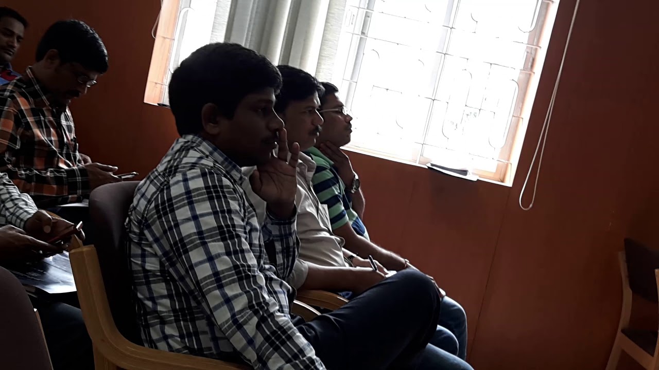 RIESI Bangalore, Documentation on Previous Day's Training Programme